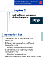 Chapter 2 Instructions Language of The Computer