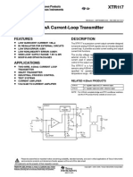 Xtr117 Current Loop Transmiter