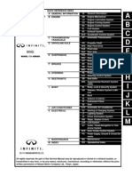 Infinity m45 Quick Reference