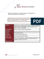 Robust Yaw Stability Controller Design and Hardware-In-The-Loop Testing For A Road Vehicle