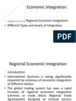 Regional Economic Integration