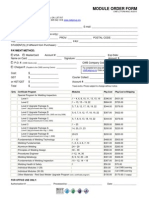 Module Order