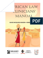 African Law Clnicians' Manual - Part 1 2013