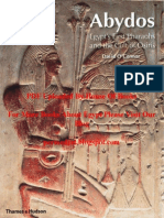 David O'Connor....... Abydos, Egypt's First Pharaohs & The Cult of Osiris (By House of Books)