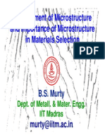 Microstructure Materials Selection