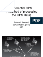Differential GPS (A Method of Processing The GPS Data)