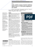 Lactobacillus Probiotic Protects Intestinal Epithelium