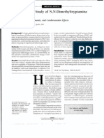 Dose-Response Study of N, N-Dimethyltryptamine in Humans 1. Neuroendocrine, Autonomic, and Cardiovascular Effects