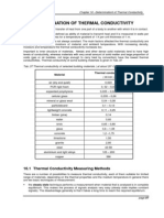 Determination of Thermal Conductivity