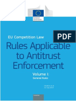 EU Competition Law: Rules Applicable To Antitrust Enforcement