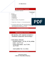 Fe Math Review 2014