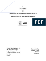 A Synopsis ON: Comparison of The Profitability and Performance in The Financial Market of PGCIL With Its Competitors