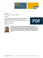 A Step by Step Guide For ABAP Nugget Based Code Migration: Applies To