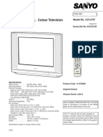 Sanyo Mod.c21lf37 Chassis La5-A PDF