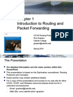 Introduction To Routing and Packet Forwarding