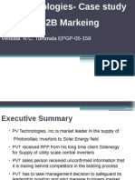 PV Technologies Case Study - Analysis - EPGP-05-159