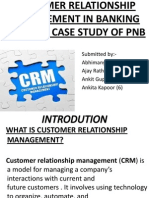 Customer Relationship Management in Banking Sector-A Case Study of PNB