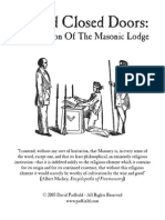 The Religion of The Masonic Lodge: Behind Closed Doors