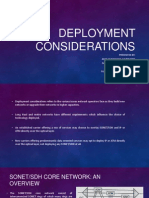 Deployment Considerations in Optical Networks