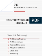 Quantitative Ability - Level B