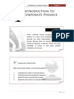 FINANCE MANAGEMENT FIN420chp 1