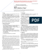 Water-Soluble Acidity or Alkalinity of Paper: Standard Test Method For