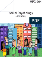 IGNOU Social Psychology (Attitudes) (MPC-004)