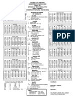 School Calendar (2009-2010)