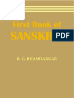 First Book of Sanskrit - RG Bhandarkar