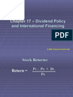 Chapter 17 Dividend Policy and Internal Financing2