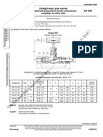 Straight-Way Type Valves SN 469: Provided With Progressive Ferrule Compression Couplings On Either Side