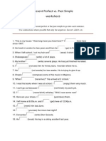 Present Perfect Vs Past Simple