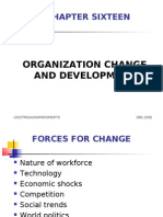 Chapter Sixteen: Organization Change and Development
