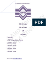 Electronic Structure of Atoms (STPM)