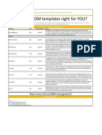 Excel Multi Level BOM Template and Example