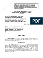 People's Initiative Petition Vs Pork Barrel (Updated August 13, 2014)