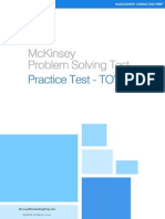 McKinsey Problem Solving Test - TOYO Piano PST Case