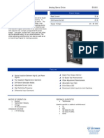 Description Power Range: Analog Servo Drive