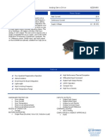 Analog Servo Drive: Description Power Range