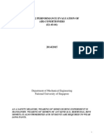 Me2121-2 Performance Evaluation of Air-Conditioners (E1-03-01)