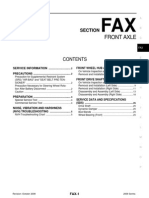 Front Axle: Section