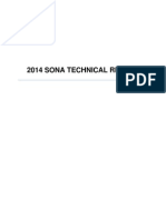 2014 SONA Technical Report
