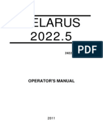 Belarus 2022.5: Operator'S Manual