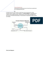 Online Shopping Project DFD Data Flow Diagrams