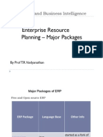 Major Packages of ERP