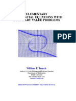 Elementary Differential Equations With Boundary Value Problems - Pr. Trench PDF