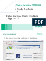 ESPEN LLL - Registration & Module Download Guide