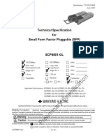 Preliminary Specification: Technical Specification For Small Form Factor Pluggable (SFP)