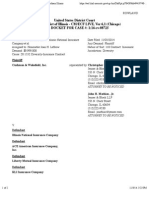 CUSHMAN & WAKEFIELD, INC. v. ILLINOIS NATIONAL INSURANCE COMPANY Et Al Docket