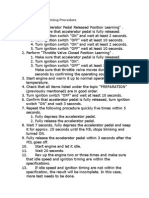 Idle Air Volume Learning Procedure